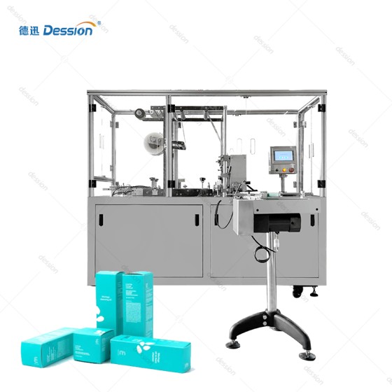 Automatic 3D Overwrapping Machine for Cosmetic Boxes